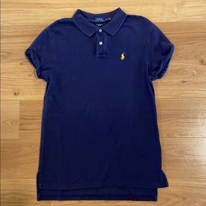 Polo Boyfriend Shirt Blue